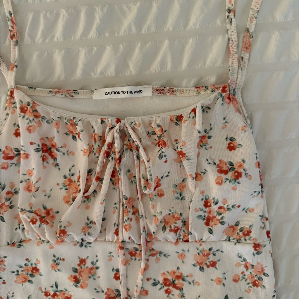 Floral Mini Dress - Picture 2 of 4